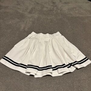 Wild Fable White and Black Tennis Skirt
